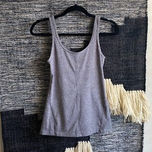 Lululemon tank, gray size 6